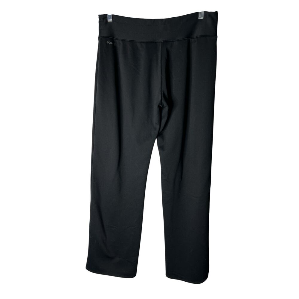 Columbia Women's Black Stretch Microfiber Sweatpants w/Drawstring Close Size L